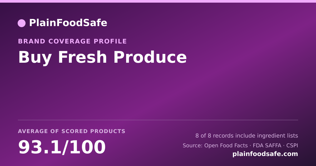 Share card for Buy Fresh Produce Food Safety Profile