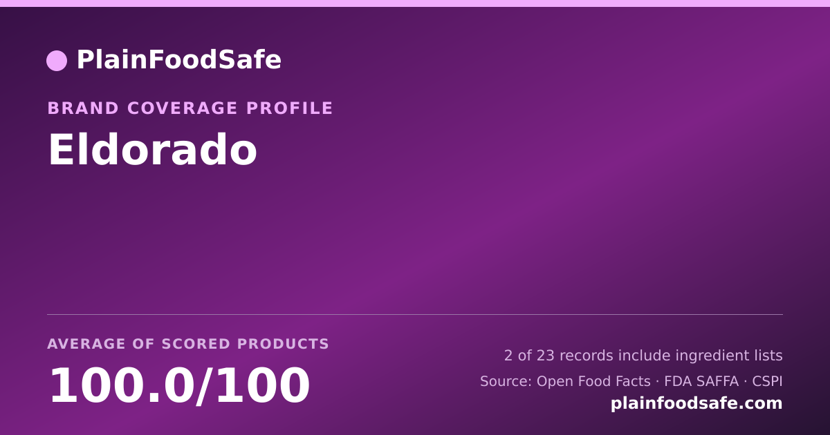 Share card for Eldorado Food Safety Profile