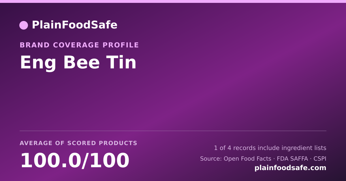 Share card for Eng Bee Tin Food Safety Profile