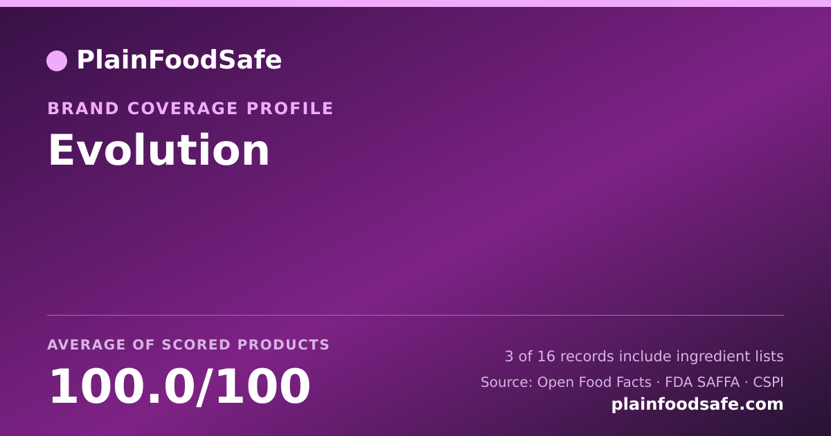 Share card for Evolution Food Safety Profile
