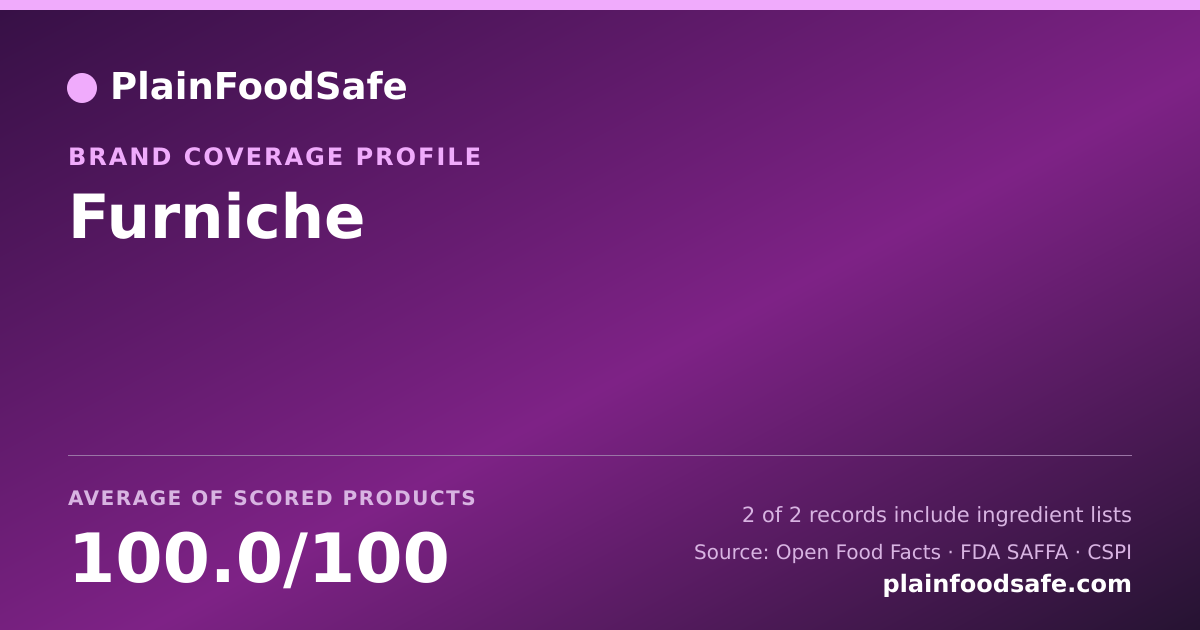 Share card for Furniche Food Safety Profile