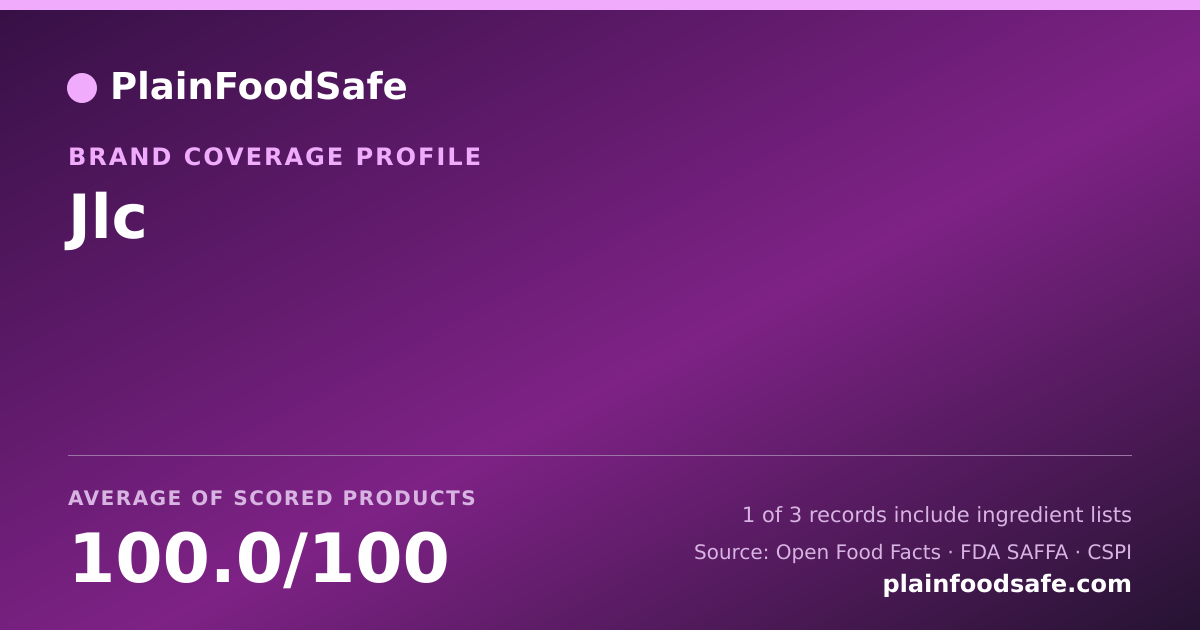 Share card for Jlc Food Safety Profile