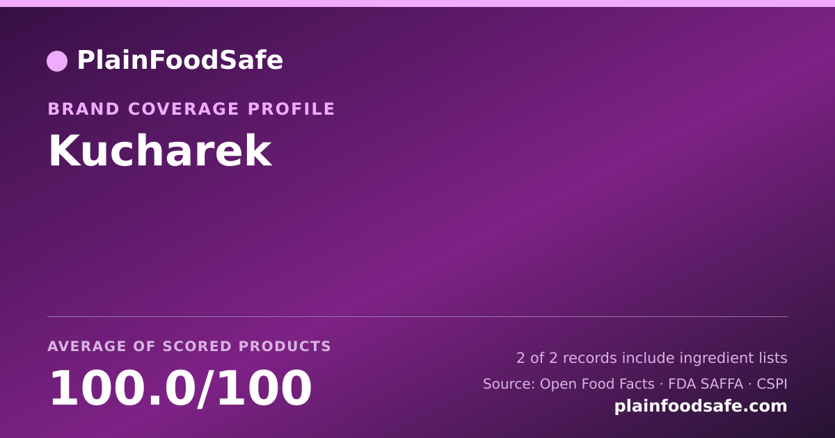 Share card for Kucharek Food Safety Profile