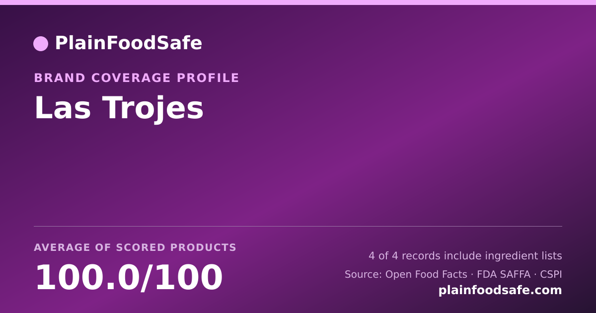 Share card for Las Trojes Food Safety Profile