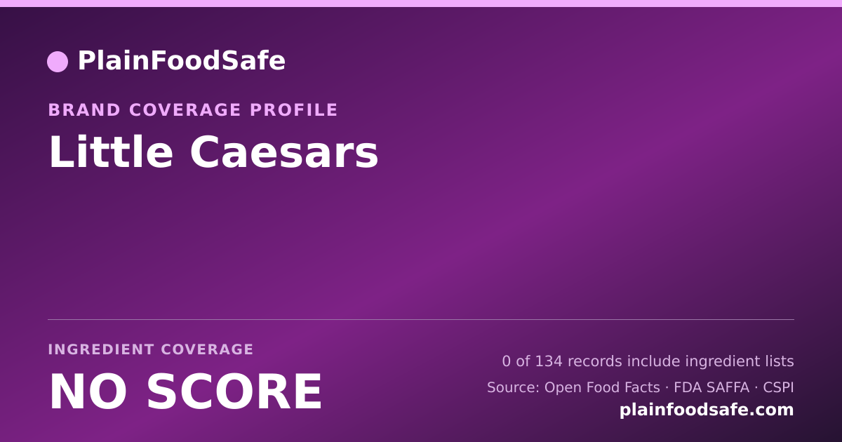Share card for Little Caesars Food Safety Profile