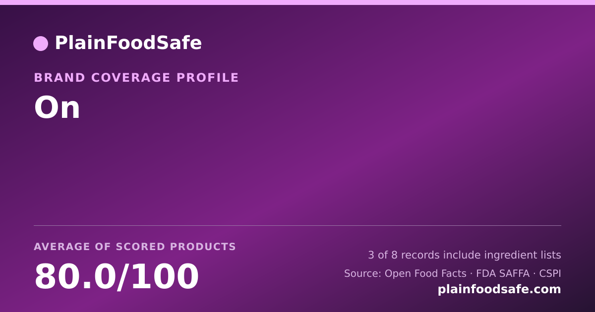 Share card for On Food Safety Profile