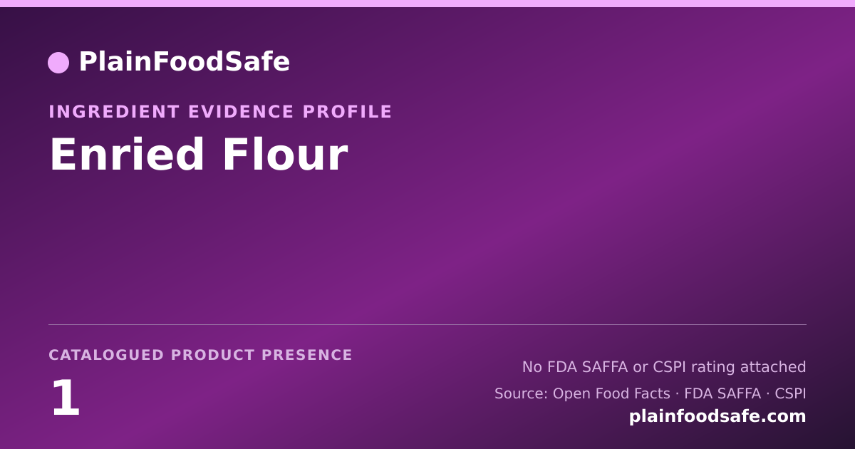 Share card for Enried Flour Food Ingredient Evidence Profile