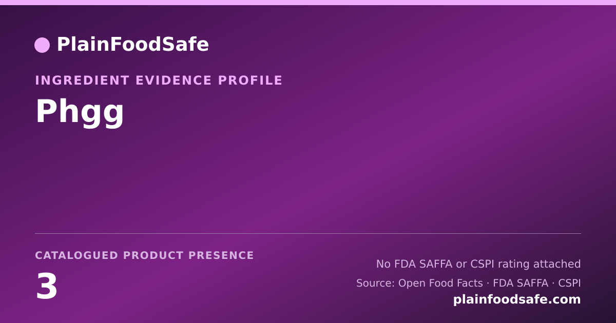 Share card for Phgg Food Ingredient Evidence Profile